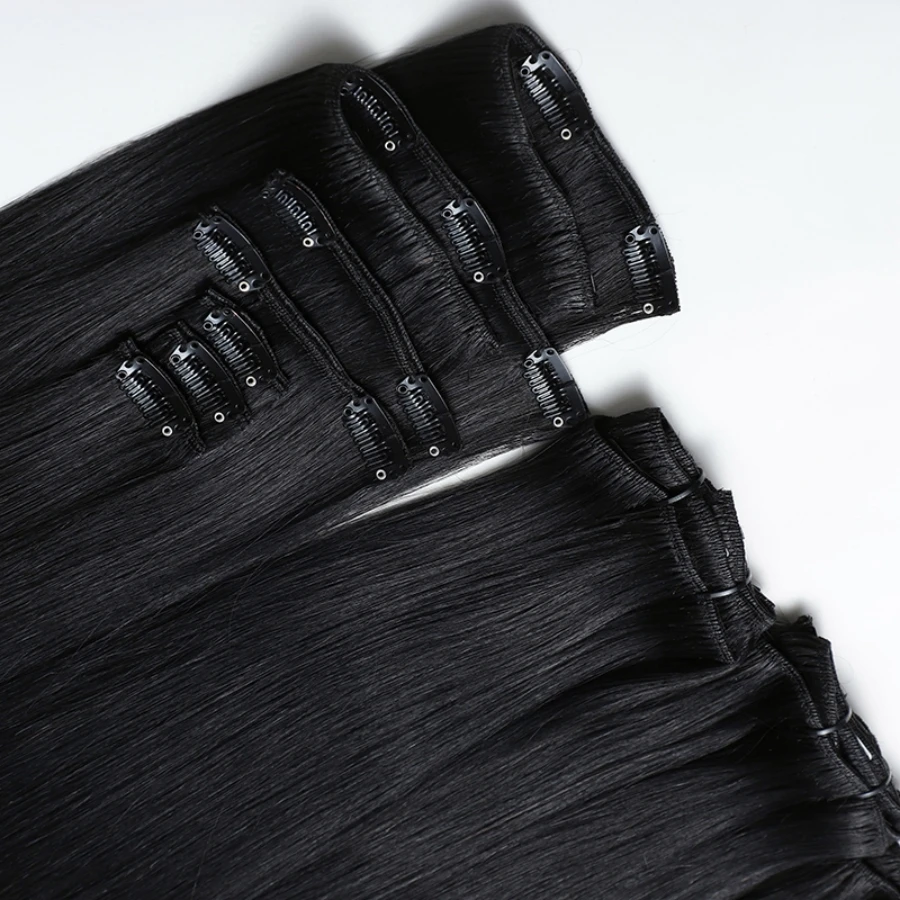 Kiinnitä Hiustenpidennykset Remy Human Hair