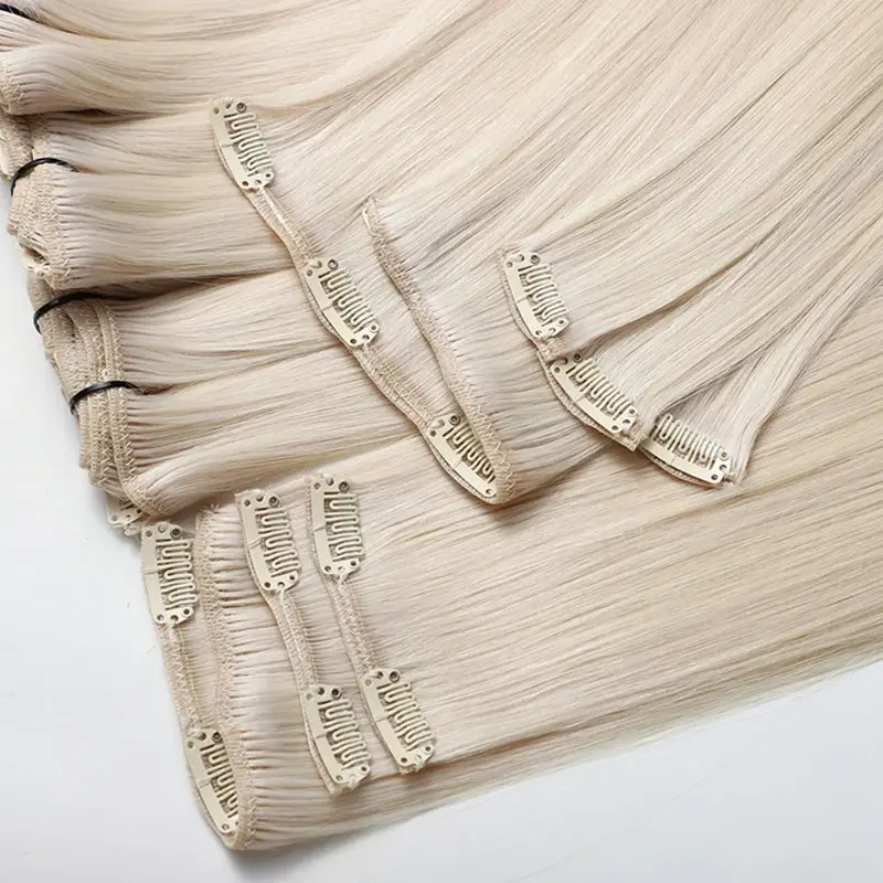 Leikkaa ihmisen hiusten pidennykset